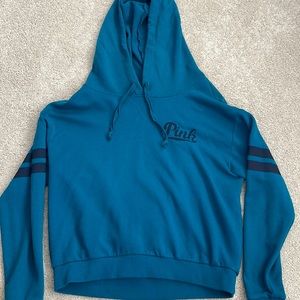 Pink VS cropped hoodie